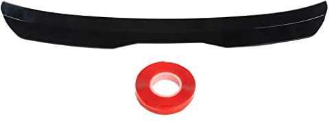 Heckspoiler, Auto Heckspoiler Flügel Kofferraumdeckel Spoiler, Heckdeckel Heckspoiler Universal Auto Spoiler Flügel Passend für die meisten Autos, Kofferraum Oberkante Zierleiste (Glänzend schwarz)