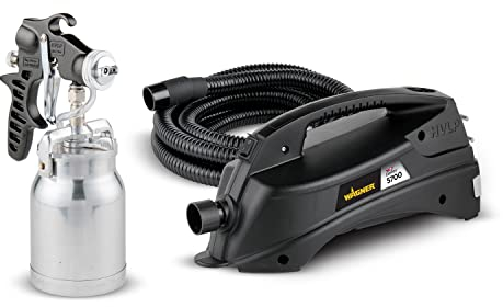 Wagner Spraytech 2443205 Earlex 5700 - Pulverizador de Pintura estacionario HVLP para carpintería y reacabado de Muebles, Acabado Fino con Materiales a Base de Aceite y Agua, ajustes Ajustables