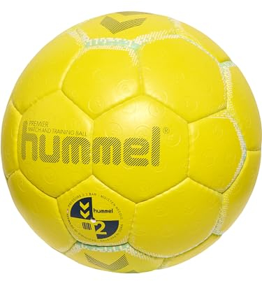 hummel Handball Premier Hb Erwachsene Größe 2, Yellow/White/Blue