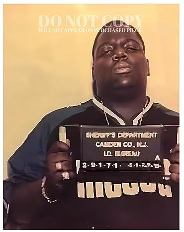 The Notorious B.I.G. Mugshot Photograph 11 X 14 - Magnificent Mug Shot Portrait - Legendary Rapper - Biggie Smalls - Hip Hop - Gangsta Rap Icon - Rare Photo - Poster Art Print