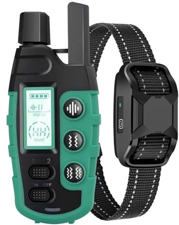 Rumicet Collier de Dressage pour Chien, Conforme à la Nouvelle Réglementation 2024, 3 Modes Respectueux,(Bip, Vibration, Double Vibration), Collier Électrique pour Chiens de Toutes Tailles