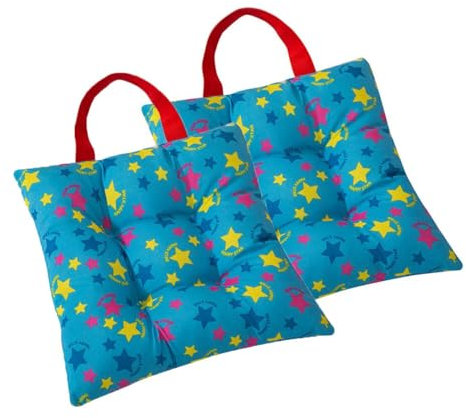 Shuiltad Kinderstuhlkissen, Stuhlkissen, Sitzkissen für Klassenzimmer, Zuhause, Kinder, Bodenkissen, 25 cm, 2 Stück