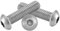 Vis Inox À Métaux Tête Bombee Six Pans Creux M3 x 16mm : 40pcs (TBHC) | Hexagonale Cylindrique - Acier Inoxydable Metal A2 | Visserie Bricolage Réparation Pour Usage Exterieur-Interieur