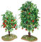 Ciieeo Apfelbaummodell, Baum-Landschaftsbau, Ornamente, Obstbaum-Ornamente, Baum-Form, Zug-Ornament, Mikro-Landschaftsdekoration, Sandtischdekoration, Pflanze, 2 Größen, 2 Stück