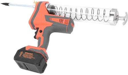 Artillery Fettpresse, Elektrische Fettpresse Kit 12000PSI 20000RPM Akku betriebene automatische Fettpresse Kit 100-240V, Variable Geschwindigkeit Trigger Fettpresse (EU-Stecker)