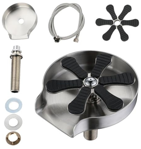 Wlikmjg Lavavajillas de para el Fregadero de la Cocina, lavavajillas de para Fregadero de Cocina, lavavajillas de Vaso de presión para Lavabo, Grifo de Metal para fregaderos de Cocina,