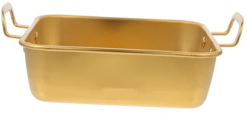 CIYODO Edelstahl Servierpfanne Mit Griff Für Küche Backform Für Kuchen Und Snacks Langlebig Und Sicher Anwendung