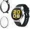 Funrae Funda Compatible con Huawei Watch GT5 GT 5 41mm, Carcasa Protector Duro PC Marco Con Cristal Templado Protector de Pantalla Anti-Choque Parachoques Anti-Arañazos Case Cover - Transparente&Negro