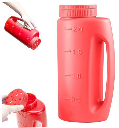 Extendidor de fertilizantes, esparcidor de fertilizante de mano, esparcidor de fertilizante de plástico grueso, esparcidor de semillas de hierba que salva el parto para jardín, alimento para animales