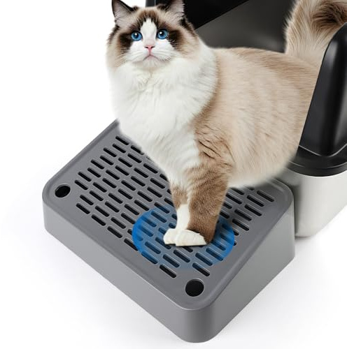 Bartuke Lettiera per Gatti, rampa per Gatti, con Funzione di Filtro, Facile da Pulire, Ideale per Gattini e Gatti Anziani