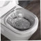 Sitz Bath trempe, baignoire de bain Sitz portable pour les hémorroïdes Femmes Over-the-toilet - Bidet de voyage pour soins post-partum/hémorroïdes (gris clair, 14x15x4) ‌