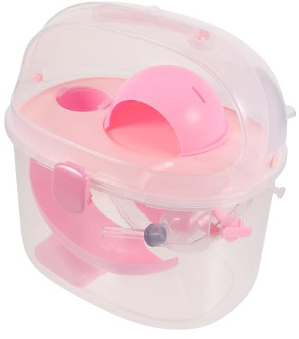 Gatuida Cage de Voyage pour Hamster Souris et Petits Animaux Transport Portable et Sûr pour Animaux de Compagnie Boîte de Transport pour Hamster