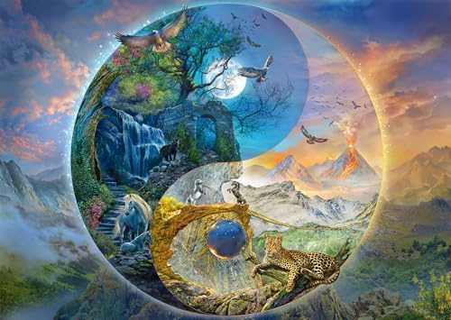 Schmidt 58596 Yin & Yang, Bergwelt 1000 Teile Puzzle | Silvia Christoph