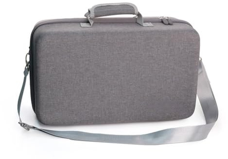 Gettimore PS5 PRO und Slim Console EVA Aufbewahrungstasche, tragbare Hartschale mit Reißverschluss, 42 x 27 x 17 cm, Schwarz