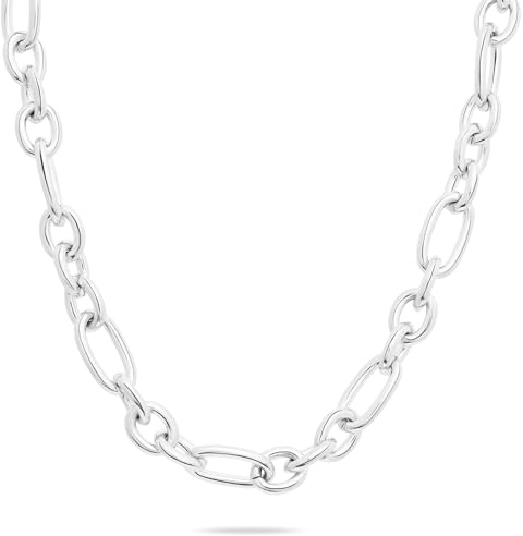 Tamaris Schmuck für Damen aus Edelstahl, Chunky Glieder Halsketten in elegantem & coolen Look, wasserfest