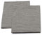 LinenMe Set mit 2 Geschirrtücher Halbleinen 47x70 cm Jazz - Küchentücher & Handtücher Natürlich 53% Leinen, 47% Baumwolle mit Aufhänger in Schwarz gestreift, Hergestellt in Litauen