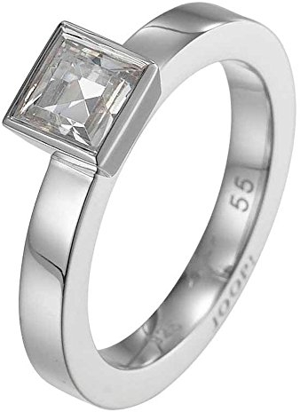 Joop Damen-Ring 925 Sterling Silber rhodiniert Kristall Zirkonia Kate weiß