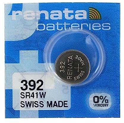 Renata - Batteria per orologio, 1,55 V, 392 SR41W