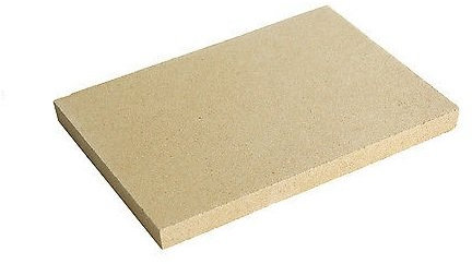 3 Stück 3cm Vermiculite 30x50cm Schamottersatz Schamottstein