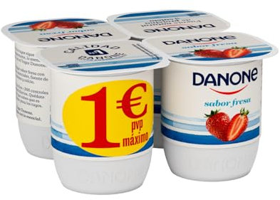 Danone Sabor Fresa 4x120 g