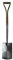 Faithfull Tools FAIPRESDSSS Prestige Stainless Steel Digging Spade with Ash Handle, 17.5 x 105.5 x 8.5 cm