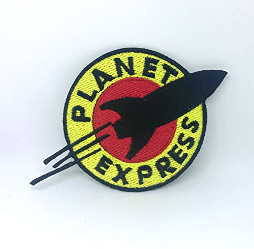 Futurama Planet Express Ship Crew Logo Iron On Sew on Embroidered Patch