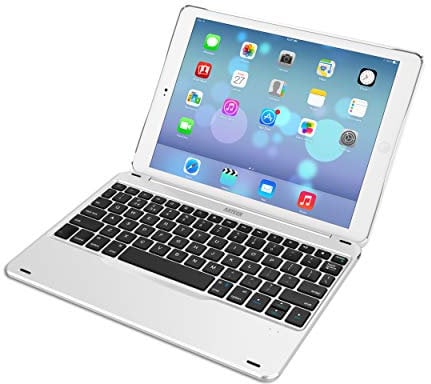 Arteck iPad 9.7-inch (Pad 6, 2018 / Pad 5, 2017) Keyboard, Ultra-Thin Bluetooth Keyboard with Folio Full Protection Case for Apple iPad 9.7 and Pad Air 1 with 130 Degree Swivel Rotating