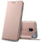 Verco Handyhülle für Galaxy J6, Premium Handy Flip Cover für Samsung Galaxy J6 2018 Hülle [integr. Magnet] Book Case PU Leder Tasche, Rosegold