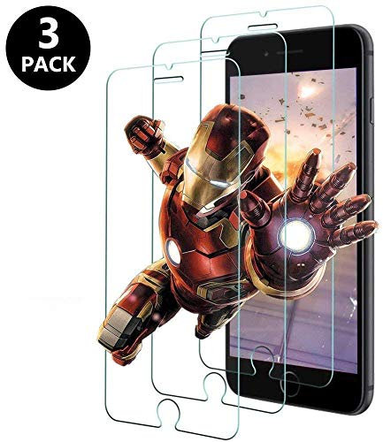 Laifeo Panzerglas Schutzfolie für iPhone 7 Plus/iPhone 8 Plus, Premium Displayschutzfolie,9H Härte, Anti-Kratzen, Anti-Öl, Anti-Bläschen Ultradünn Panzerglasfolie[3 Stück]