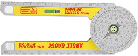 360 Grad metrische britische Winkelmesser DIY Winkelmesser,Quadrat