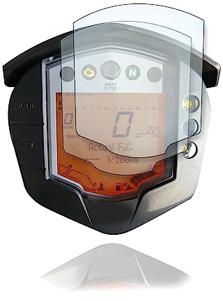 Displayschutzfolie Tacho Schutzfolie geeignet für KTM Duke 125/200 / 390 2011+ 2x Ultra Clear