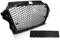 V-MAXZONE PARTS Parrilla delantera compatible con Audi A3 8V Cabrio 2 puertas, 3 puertas, 4 puertas, 5 puertas, 2012 2013 2014 2015 2016 RS-57 parrilla central delantera deportiva rejilla de malla de