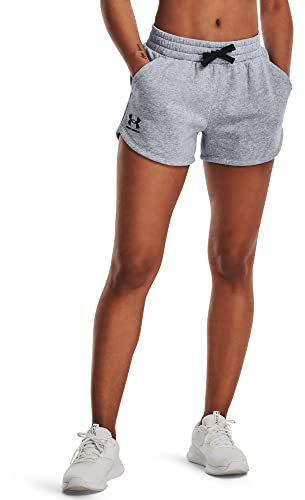 Under Armour Womens Rival Fleece Shorts Grey S