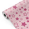 Rouleau de papier cadeau, grand rouleau 62 cm x 100 m • Étoiles roses • Idéal pour : Boutiques Entreprises Emballage cadeau Anniversaires Baby Showers Mariages Décoration [FP Fiesta Paper]