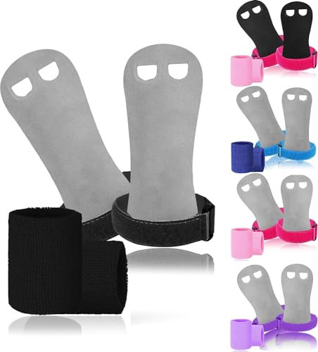 Grips Protections de paume de gymnastique - Gants de gym - Taille M - Noir