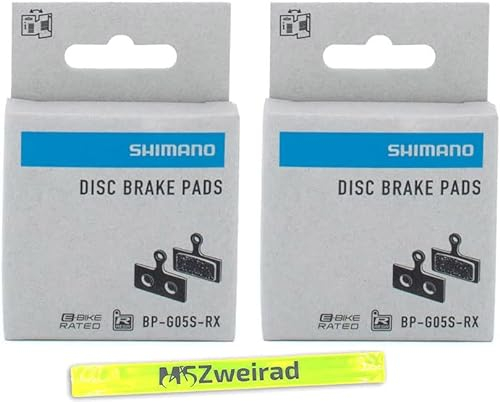 MSZweirad 2X Shimano Scheibenbremsbeläge Resin G05S-RX mit Bleedblock G03S Nachfolger