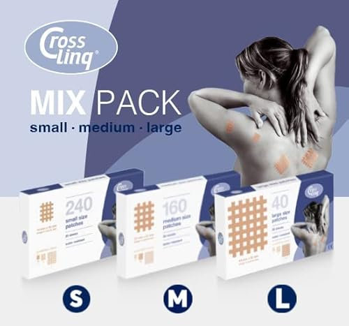 CrossLinq® Vorteilsset - crosstape - Small - Medium - Large (mix) 3 sets 60 sheets