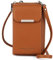 Aeeque Sac Smartphone 6,5'', Portefeuille Femme Porte Monnaie Porte Carte, Sac Bandoulière Femme pour Téléphone Portable, Mini Pochette GSM PU Cuir, Sac de Voyage, Sac GSM(Marron)