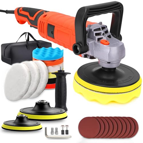 EZISOE 1580W Rotary Car Buffer Polisher for Polishing Waxing