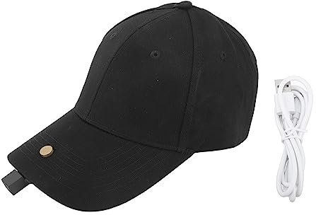 Sports Camera Cap, Action Camera Baseball Hat, with 1080P HD Video Recording, Micro USB, for Driving, Outdoor Sports, Fishing, Cycling, Supports 128G Memory Card Storage