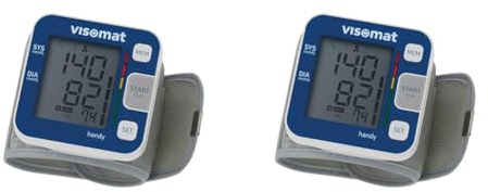 visomat handy - Blutdruckmessgerät Handgelenk, validierte Messgenauigkeit, Hersteller mit über 40 Jahren Erfahrung in der Blutdruckmessung (Packung mit 2)
