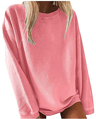 HOOUDO Sonderangebote Schnäppchen Damen Tops O Neck Daily Fashion Sweatshirt Leoparden Oberteil Damen Jugendliche Mädchen Klamotten Shirt 3/4 Arm Damen Große Größen Longtun Sale Angebote Bestellung