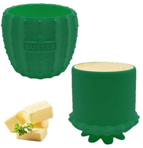 Mantequillera, Mantequera para contador de agua Mantequilla de silicona con tapa Almacenamiento de mantequilla - Soporte para mantequilla Contenedor de mantequilla para cocina Decoración del hogar