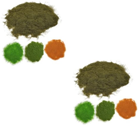 VILLCASE 2 Sätze Home Moospulver Kunstmoos Für Tafelaufsätze Terrarium Künstliches Moosgras Künstliche Pflanze Moosteppich Pflanzenmoos Potpourri Farne Grünes Moos Kunstmoos 4 Packungen * 2