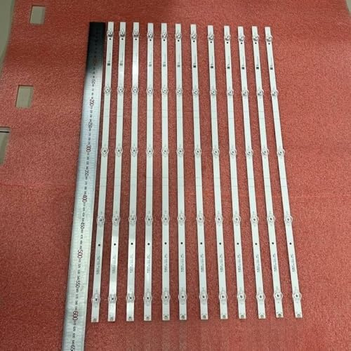 XXINGYULI 5LED TV Backlight Strip compatible avec 65N7004U 65N8003U 65Q7330U 65Q7370U H65E3A H265AS5 HZ65A55 H65E3A-Y(60pcs 5LED For 5 TV)