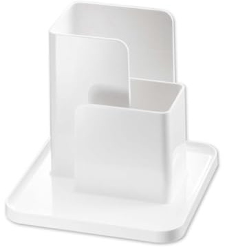 GIWFBQTR Not Easy to Scratch Modern Desktop Storage Organizer for Students Storage Box White