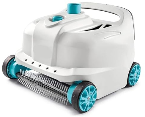 AYJYZHIAG Aspirateur Automatique for Piscine Hors Sol à Pression/à Aspiration latérale – Élimine Les débris Bac de Filtration Amovible 21 Pieds