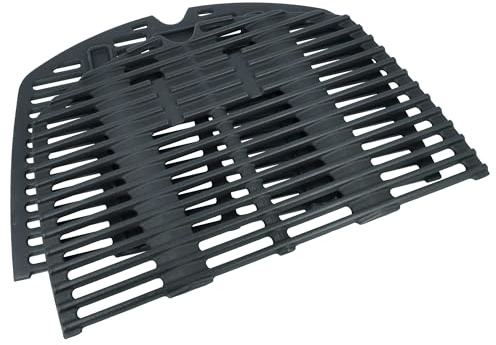 vhbw 2X Grillrost kompatibel mit Weber Q 220, 260, 2200, 2000, 2400, 200 Gasgrill, Grill - Gusseisen 38,8 x 27,3 x 2,8 cm