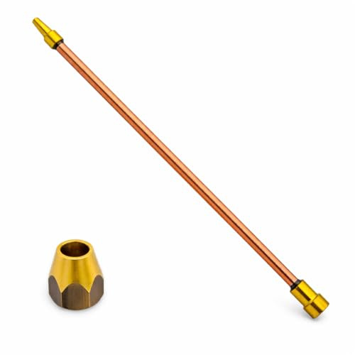 Lance Malléable pour Chalumeau Soudeur - Corps Cuivre/Embout Laiton - Pièce de Rechange Oxyacétylénique (100L)