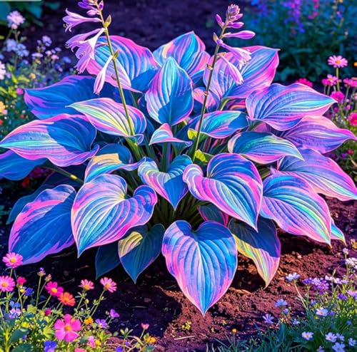 Hosta Nana (Varietà a Cespuglio) – Di facile manutenzione – Un perfetto accento decorativo per spazi abitativi e davanzali-4 root-D